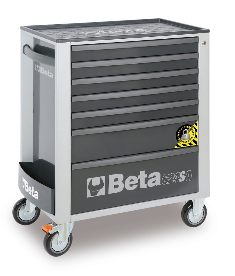C24SA/7-O-ROLLER CAB 7 DRAWERS,ANTI-TILT