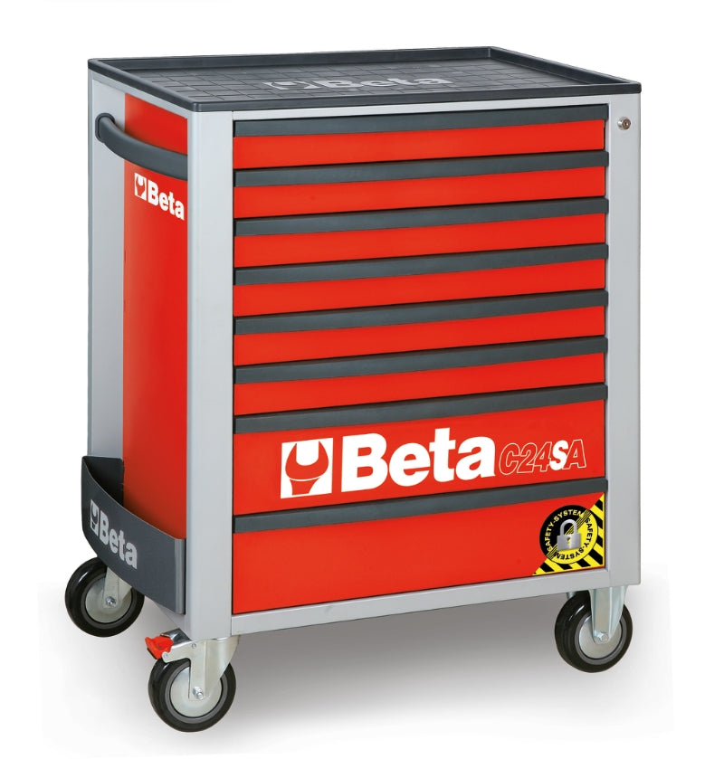 C24SA/8-O-ROLLER CAB 8 DRAWERS,ANTI-TILT