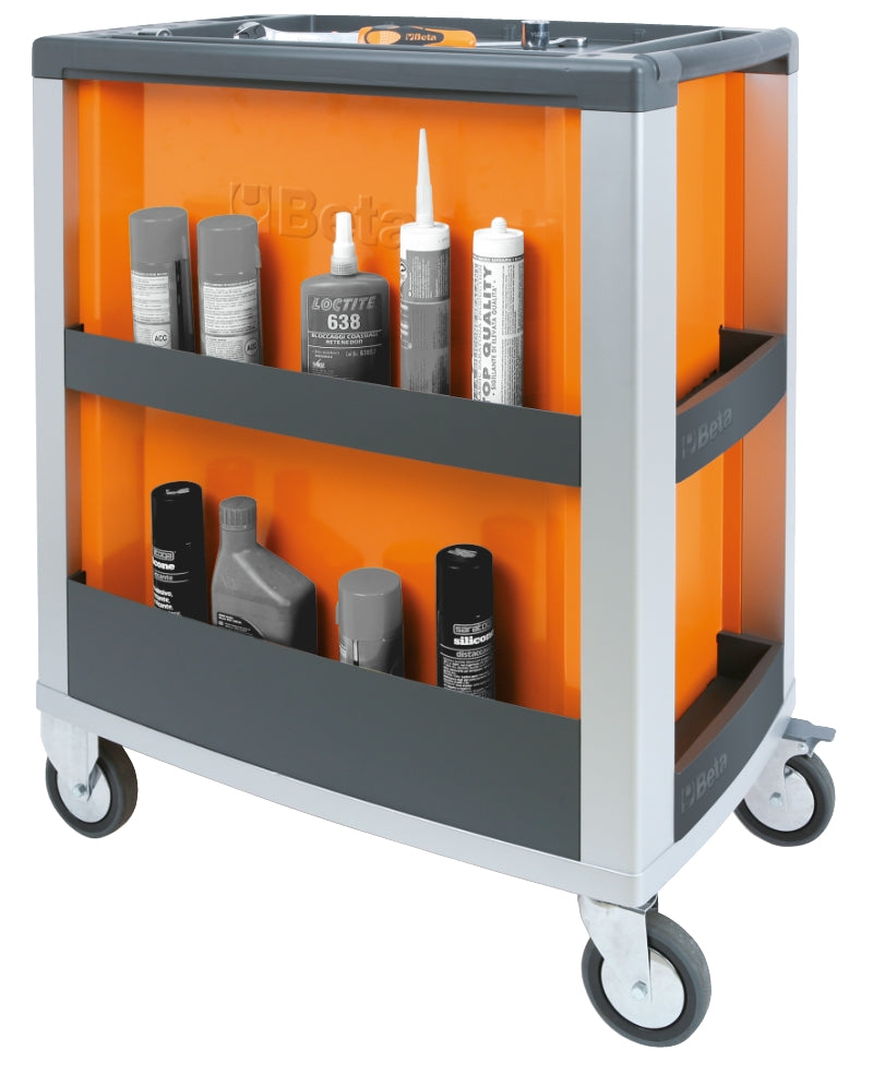 C39-6/G-MOBILE ROLLER CAB 6 DRAWERS GREY