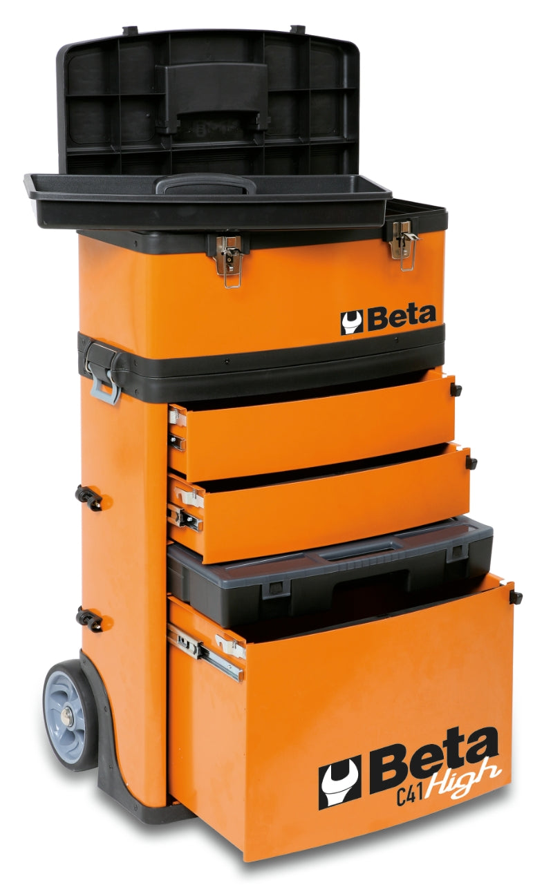 C41H-B-TWO-MODULE TOOL TROLLEY BLUE