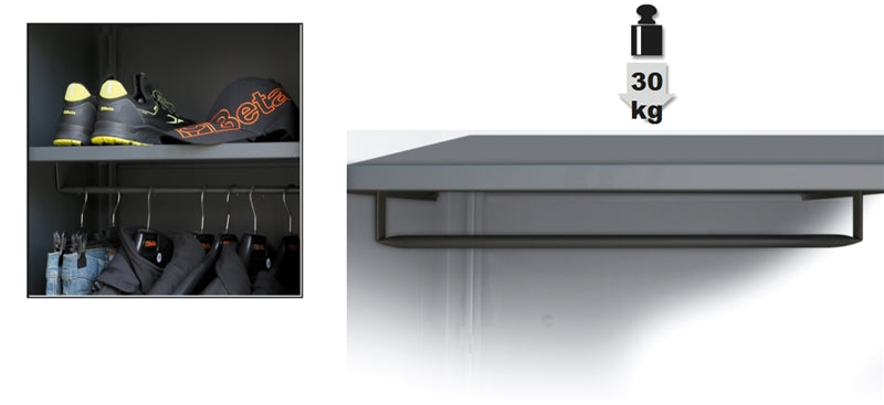 C55 A1/RB42-INTERIOR SHELF+CLOTHES RAIL