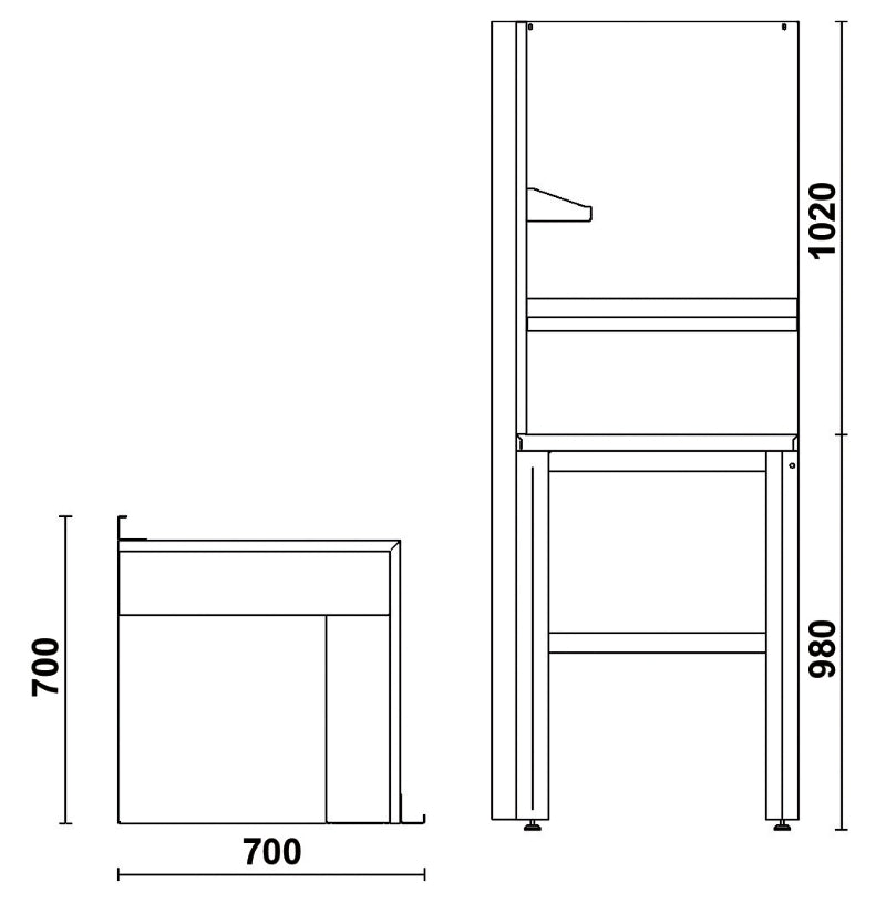 C55AC-G-SELF-SUPPORTING COMPLETE CORNER