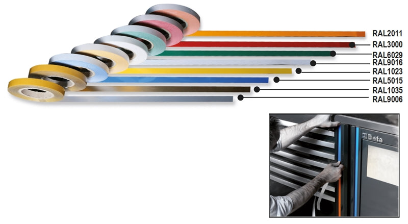 C55STR-B/5015-ADHESIVE STRIPS BLU