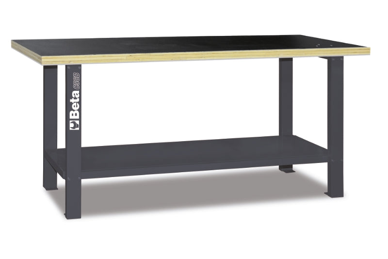 C56B-O-WORKBENCH WITH WOOD TOP