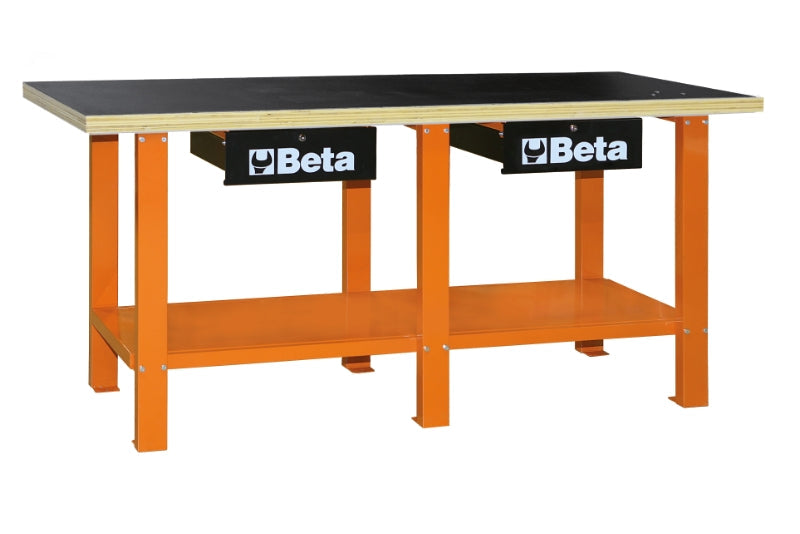C56W-G-WORKBENCH WITH WOOD TOP