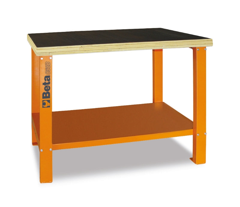 C58B-O-WORKBENCH WITH WOOD TOP