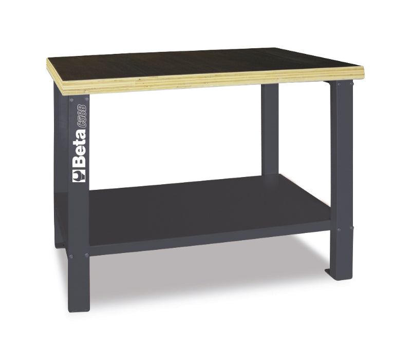 C58B-O-WORKBENCH WITH WOOD TOP