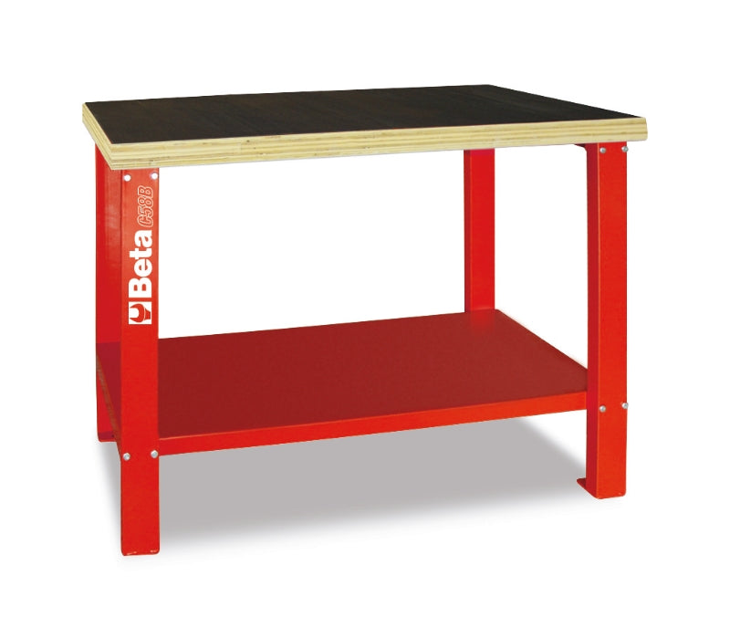 C58B-O-WORKBENCH WITH WOOD TOP