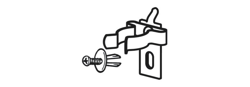 GM 16-SNAP HOOKS WITH EXPANSION BOLTS