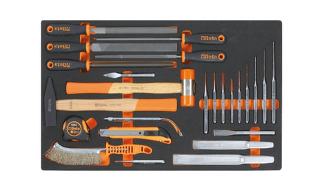M230-SOFT THERMOFORM. TRAY WITH 25 TOOLS