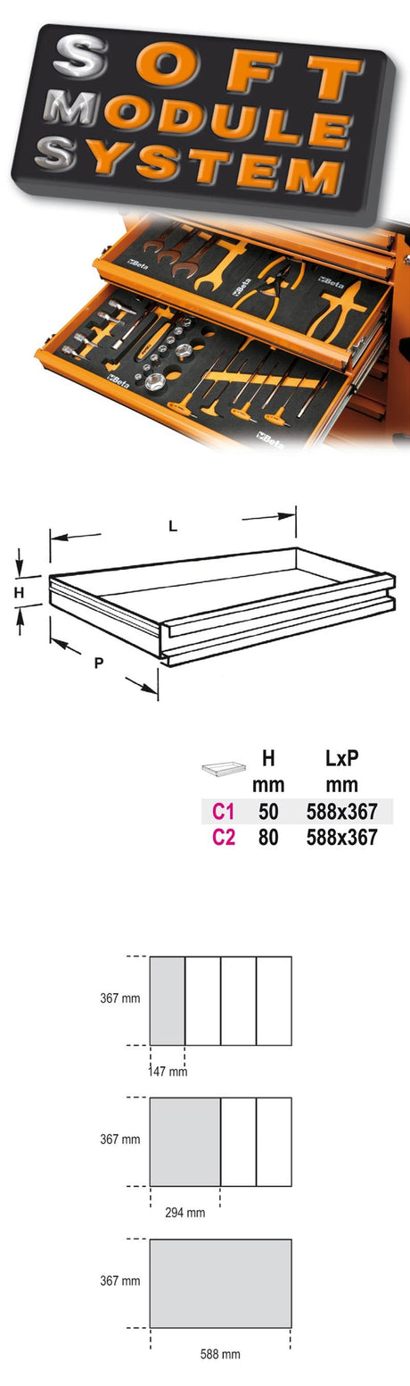 M236-SOFT THERMOFORMED TRAY WITH 5 TOOLS