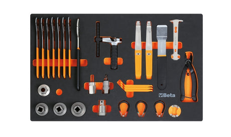 M400-SOFT THERMOFORM. TRAY WITH 29 TOOLS