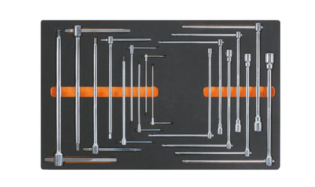 M65-SOFT THERMOFORMED TRAY WITH 16 TOOLS