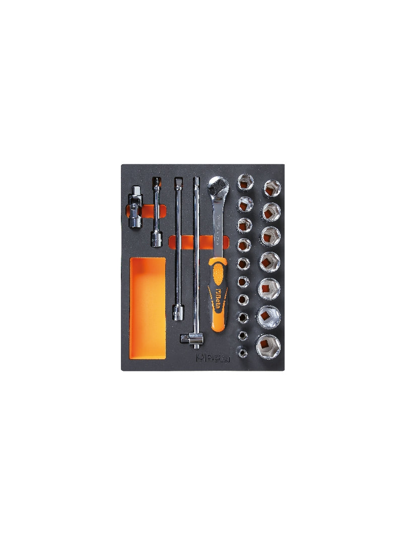 M96-SOFT THERMOFORMED TRAY WITH 22 TOOLS