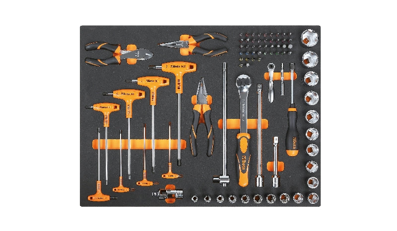 MB38-SOFT THERMOFORM. TRAY WITH 80 TOOLS