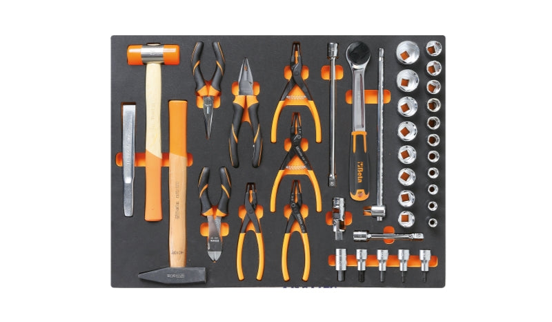 MB39-SOFT THERMOFORM. TRAY WITH 39 TOOLS