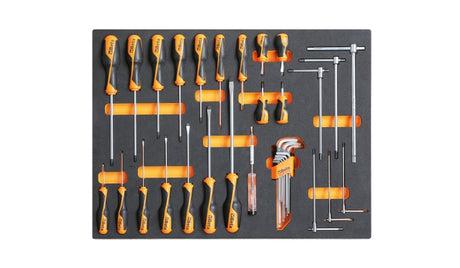 MB44-SOFT THERMOFORM. TRAY WITH 34 TOOLS