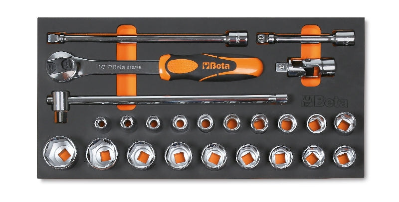 MC21-SOFT THERMOFORM. TRAY WITH 24 TOOLS