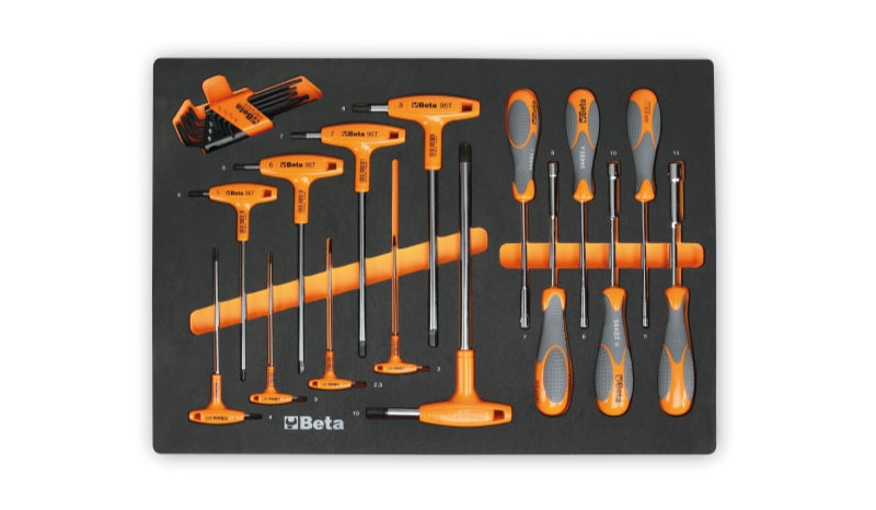 MM60-SOFT THERMOFORM. TRAY WITH 23 TOOLS