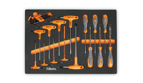MM60-SOFT THERMOFORM. TRAY WITH 23 TOOLS