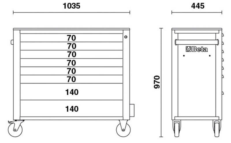 RSC24AXL/8-A-MOBILE ROLLER CAB 8DR. LONG