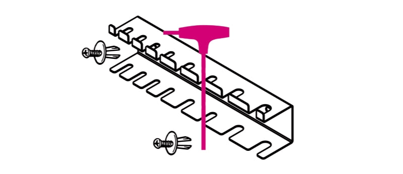 S96T/8-SUPPORTS FOR 8 OFFSET HEX KEY WR