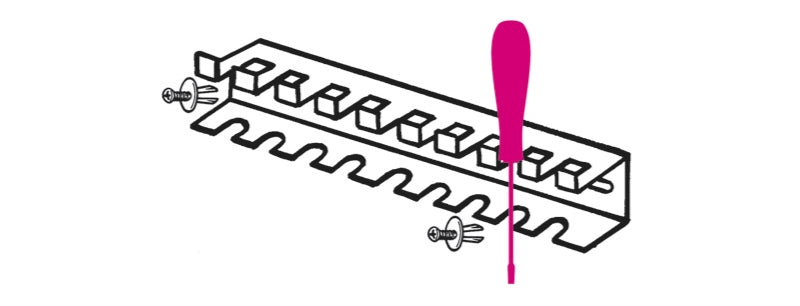 S1203/8-SUPPORTS FOR SCREWDRIVERS