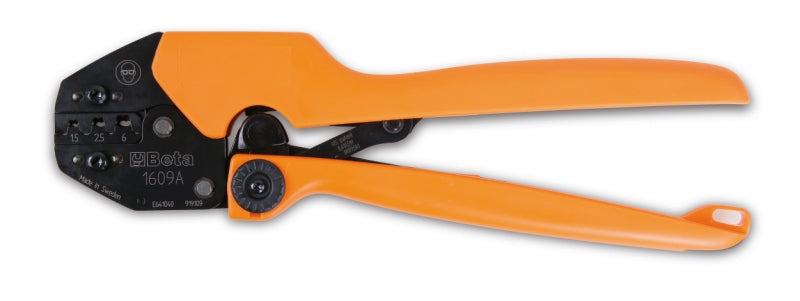 Crimping pliers and terminals