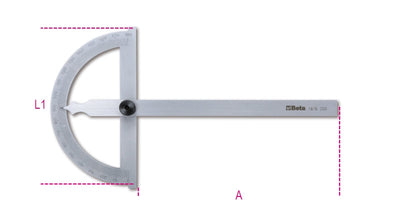 Protractors and bevel protractors