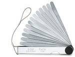Screw pitch gauges and feeler gauges
