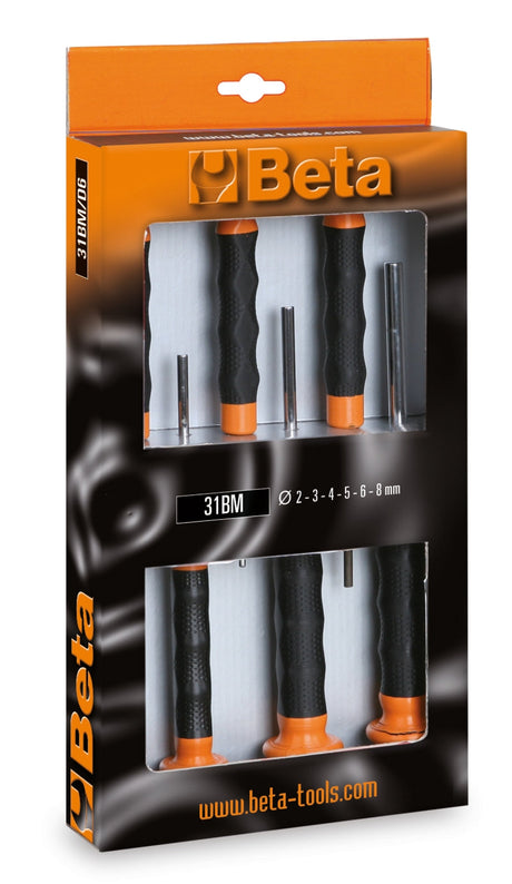 31BM 2-PIN PUNCHES WITH HANDLES 170MM