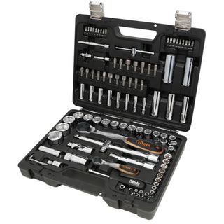 BW 903E/C98 - Assortment of 45 hexagon sockets, 35 bits, 4 offset hexagon key wrenches and 14 accessories, in plastic case