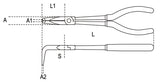 1009L/C-BENT EXTRA LONG NOSE PLIERS