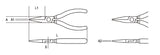 1009 160-EXTRA-LONG KNURLED NOSE PLIERS
