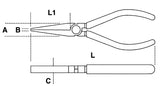 1010MQ 160-LONG ROUND NOSE PLIERS