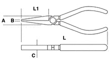 1010MQ 160-LONG ROUND NOSE PLIERS