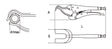1061 275-PLIERS FORK-TYPE JAWS