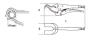 1061 275-PLIERS FORK-TYPE JAWS