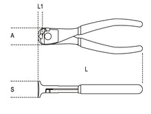 1088BM-HS 160-HEAVY DUTY CUTTING NIPPERS