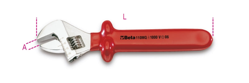 110MQ 200-ADJUSTABLE WRENCH WITH SCALE