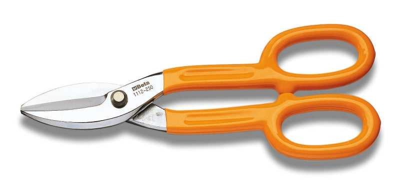 1112 200-TIN SNIPS STRAIGHT WIDE BLADES