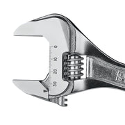 111E Adjustable wrenches with scales, chrome-plated