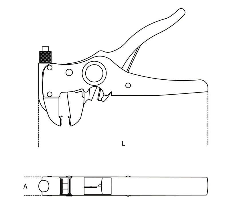 1148B-WIRE STRIPPING PLIERS SELF-ADJUS.