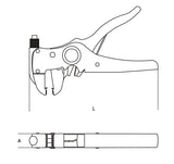 1148B-WIRE STRIPPING PLIERS SELF-ADJUS.