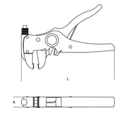 1149F-FRONT WIRE STRIPPING PLIERS