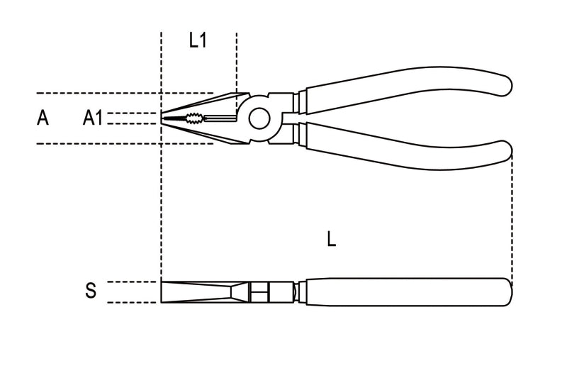 1150BM 160-COMBINATION PLIERS BI-MATER.