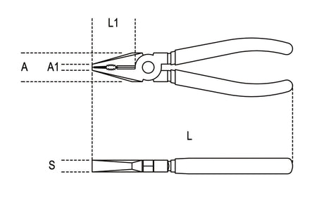1150BM 160-COMBINATION PLIERS BI-MATER.