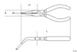 1164 200-E.LONG BENT FLAT NOSE PLIERS