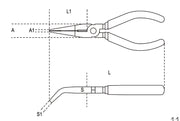 1168MQ 160-LONG BENT NEEDLE NOSE PLIERS