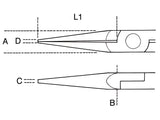 1177BM-HALF-ROUND LONG NOSE PLIERS